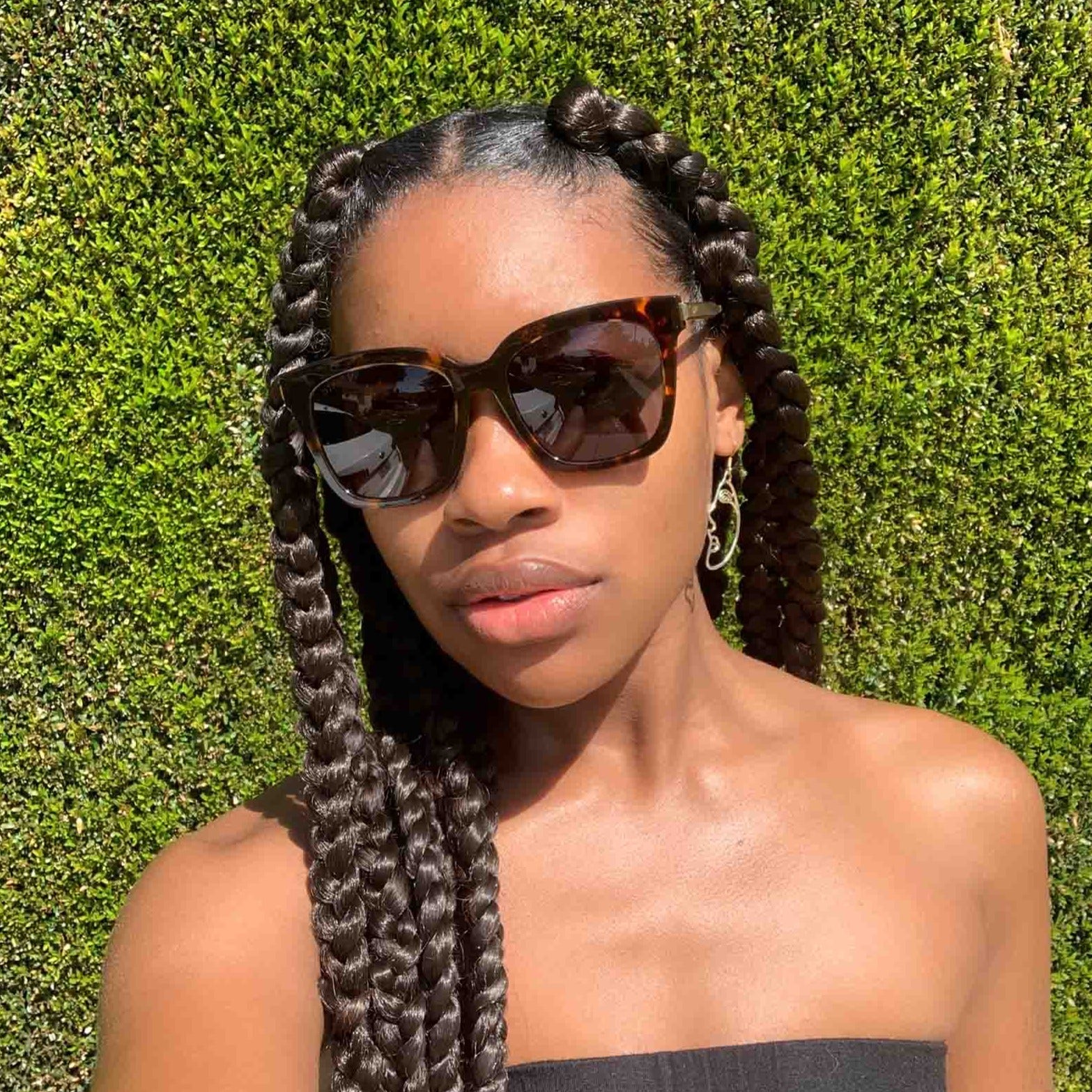 Bella Sunglasses — Tortoise + Grey Polarized
