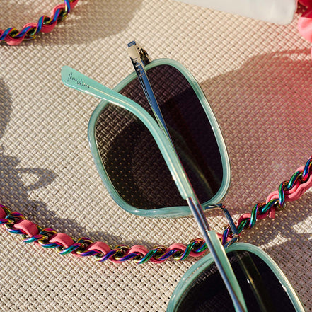 Hope Sunglasses — Bronco Blue + Grey Gradient Polarized