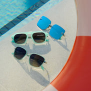 Hope Sunglasses — Bronco Blue + Grey Gradient Polarized