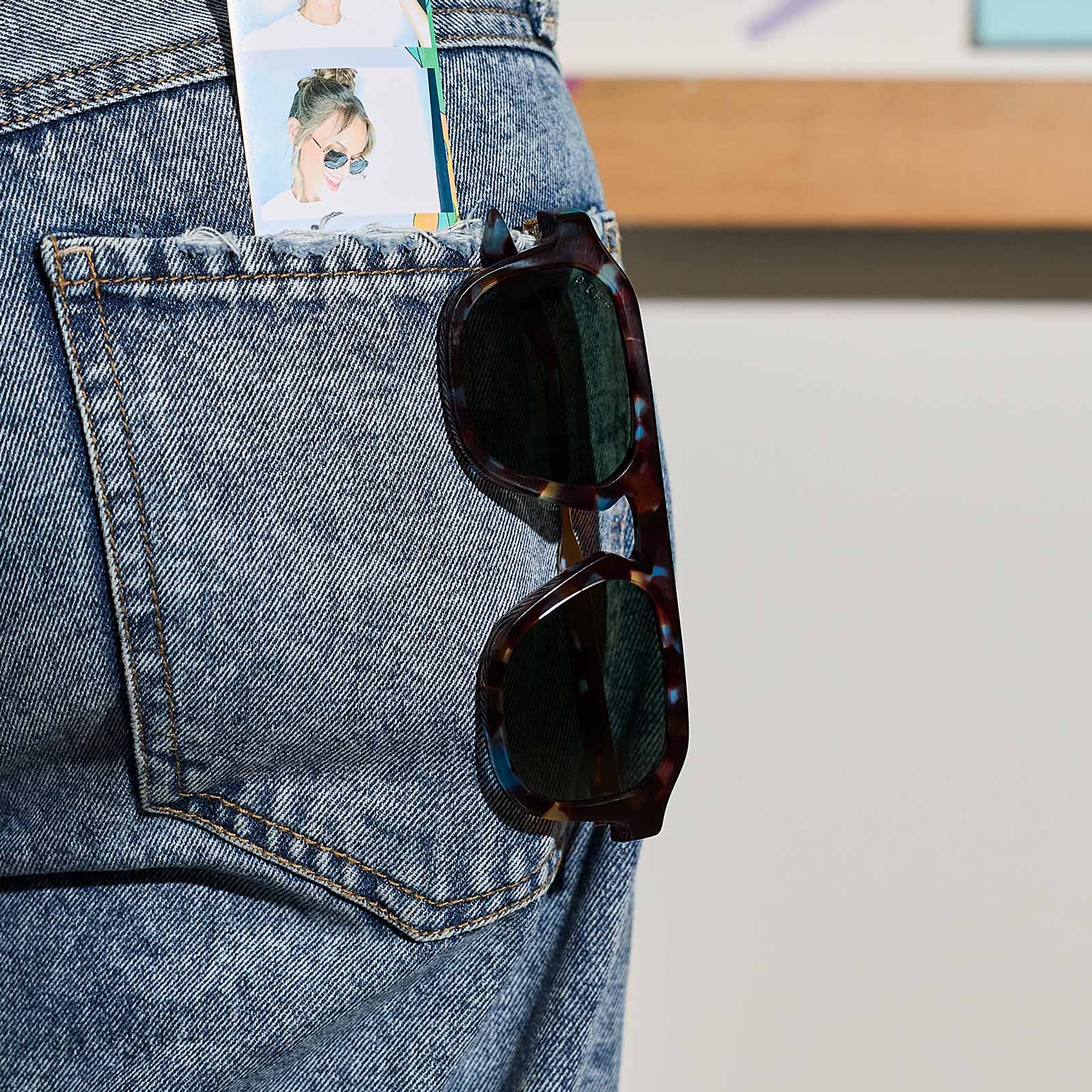 Sims Sunglasses — Blue Color Pop + G15 Polarized