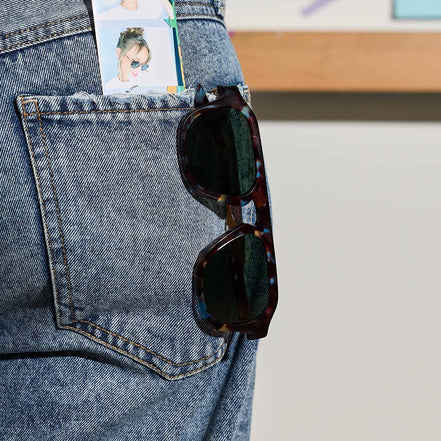 Sims Sunglasses — Blue Color Pop + G15 Polarized