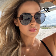 Lenox Sunglasses — Black + Grey