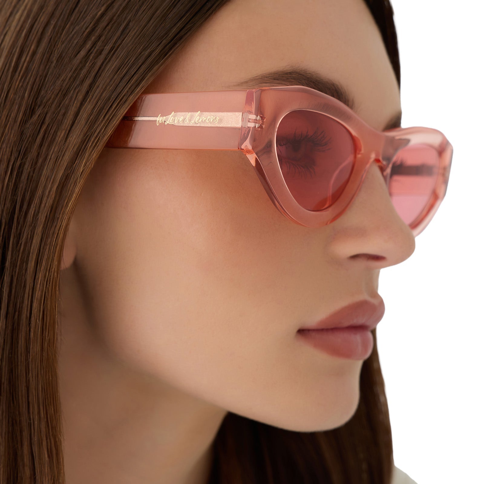 Lucy Sunglasses — Pastel Pink + Rose