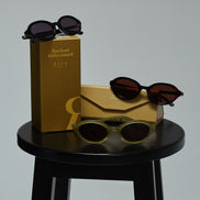 Julia Sunglasses — Black + Grey