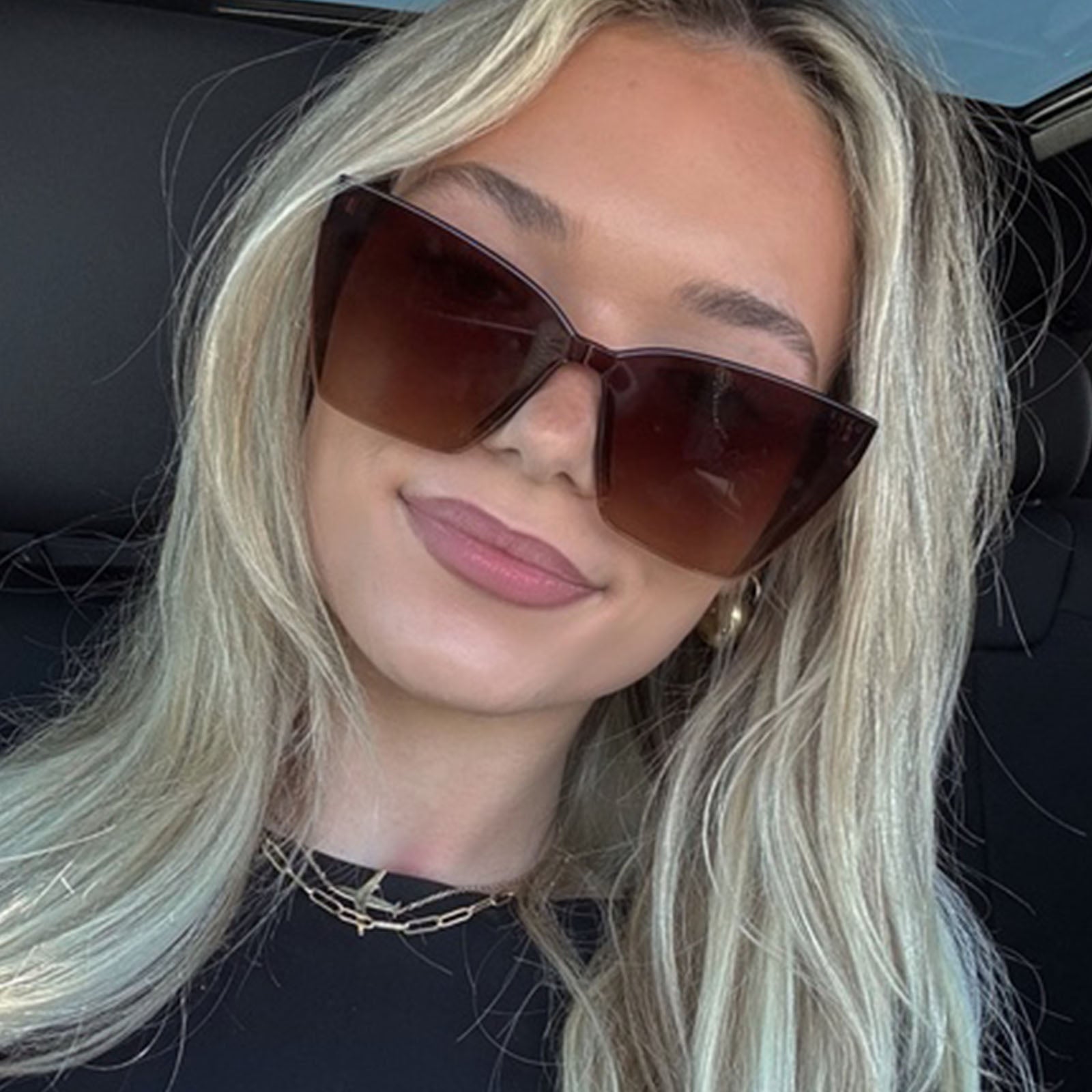 Goldie Sunglasses — Espresso Tortoise + Brown Gradient