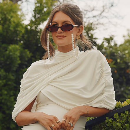 Nancy Sunglasses — Spotted Tortoise + Brown Gradient Polarized