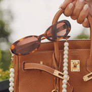 Nancy Sunglasses — Spotted Tortoise + Brown Gradient Polarized