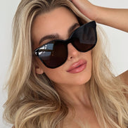 Gia Sunglasses — Black + Grey