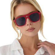 The Coast Sunglasses — Red + Navy Blue