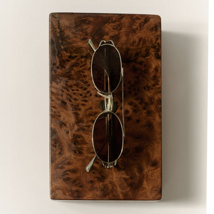 The Brooklyn Sunglasses — Silver + Brown