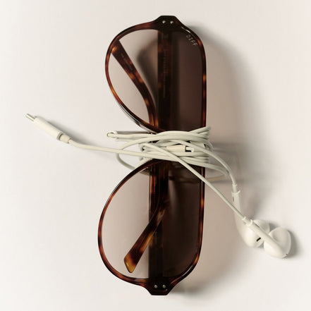 The Downtown Sunglasses — Tortoise + Brown Gradient