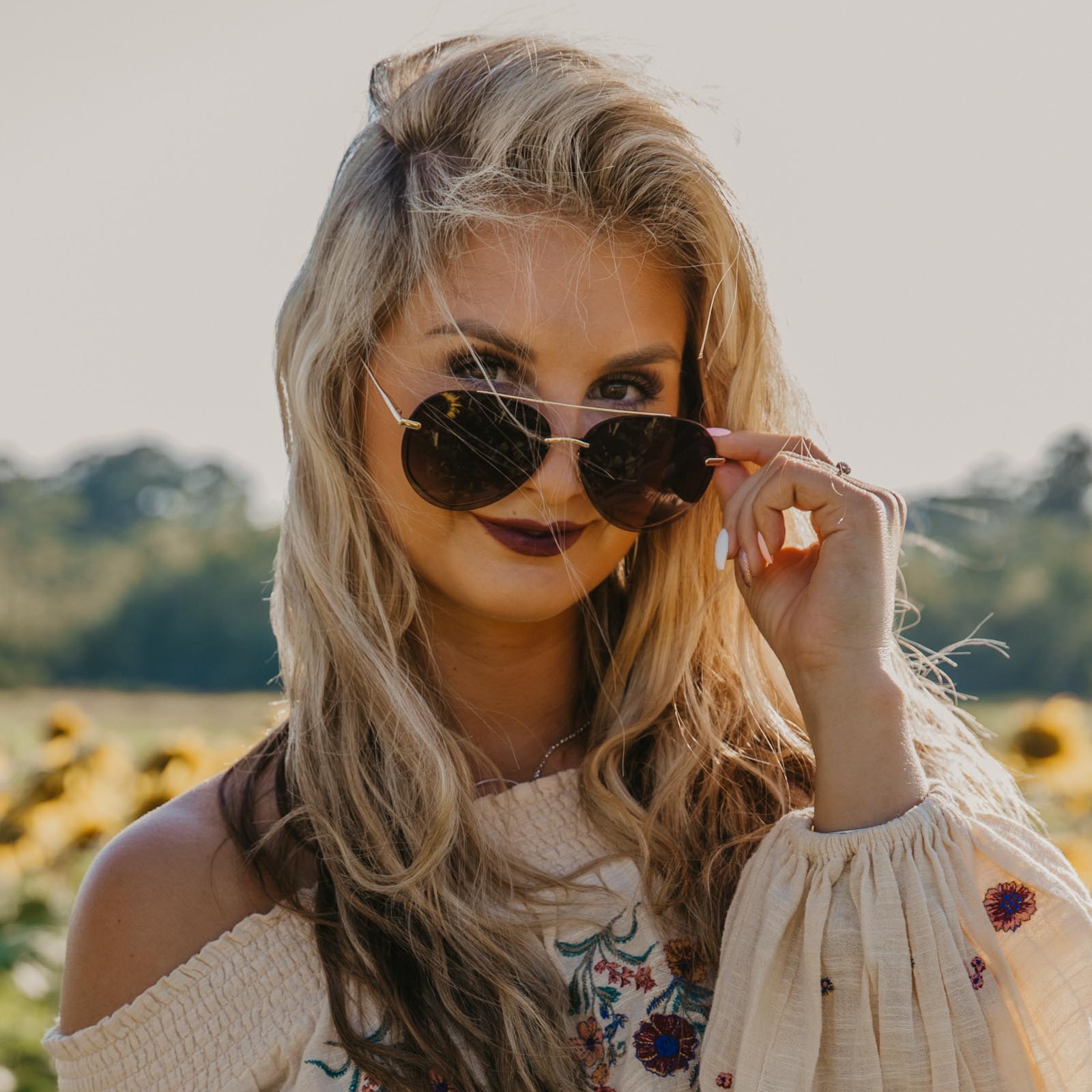 Lenox Sunglasses — Gold + Sea Tortoise + Brown Gradient