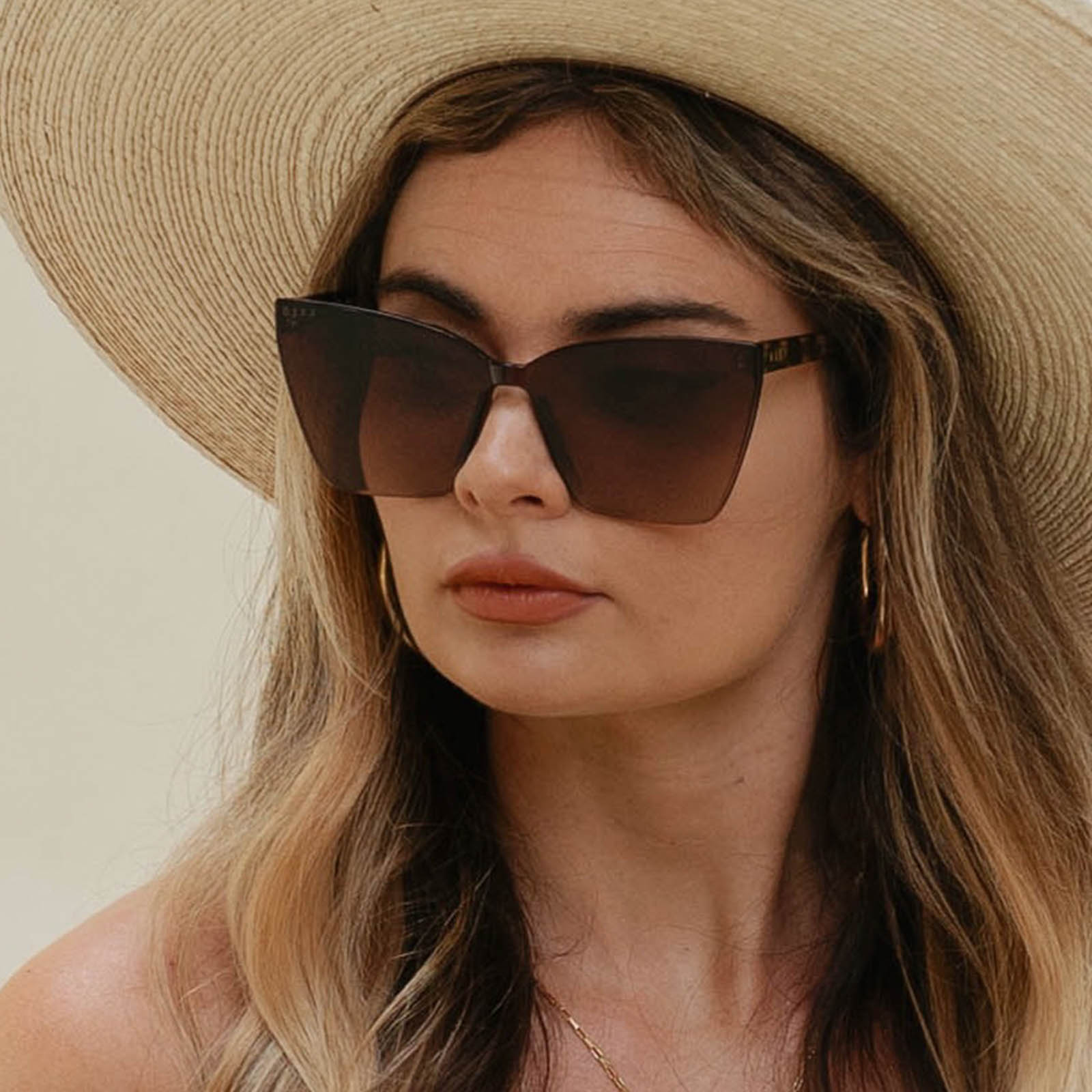 Goldie Sunglasses — Espresso Tortoise + Brown Gradient