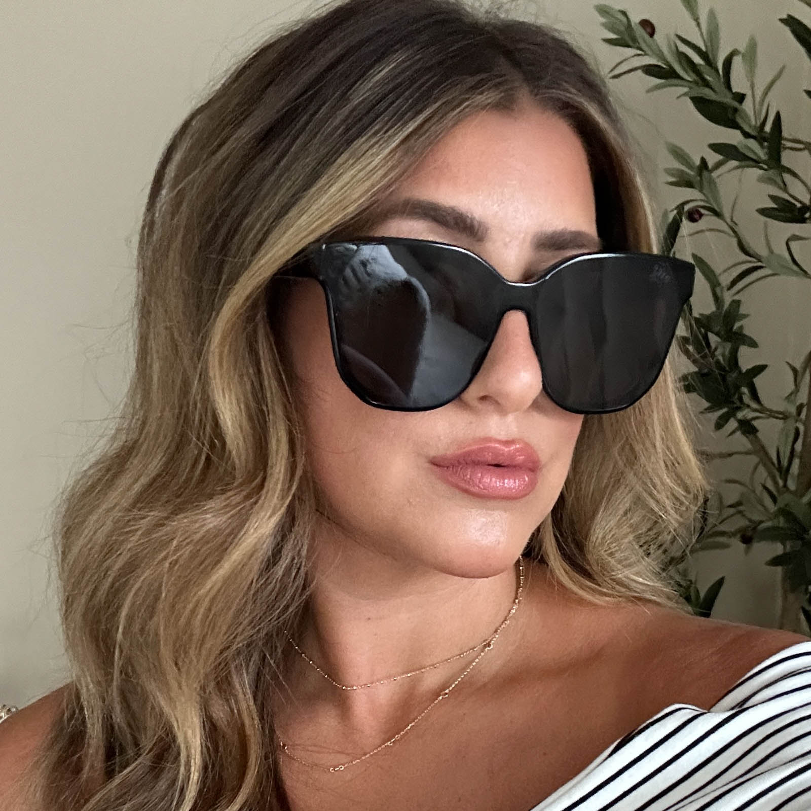 Gia Sunglasses — Black + Grey
