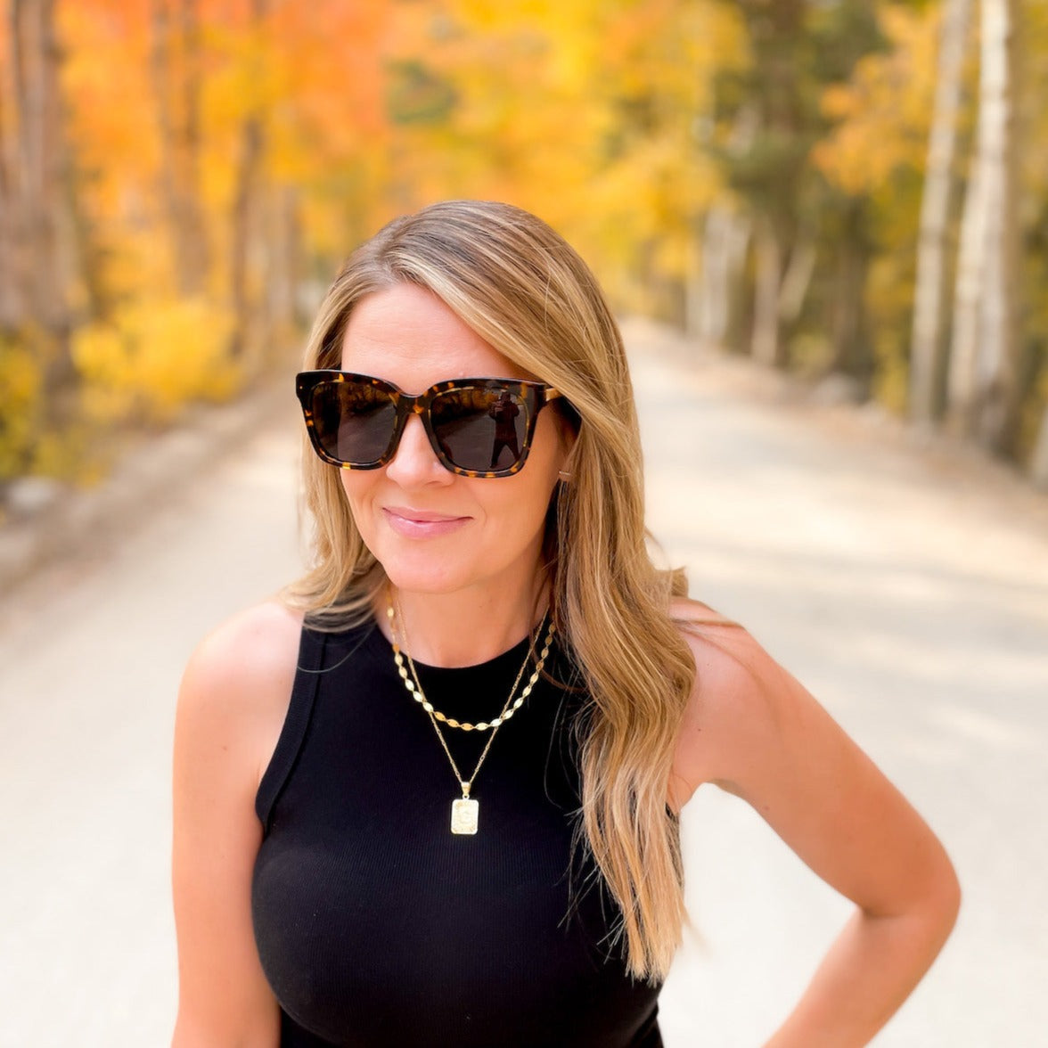 Bella Sunglasses — Tortoise + Grey Polarized