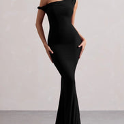 One-Shoulder Bodycon Long Dress