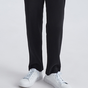 Ribbed Cotton Pantalon