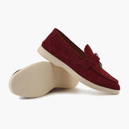 Old Money Suede Lady Loafers