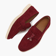 Old Money Suede Lady Loafers