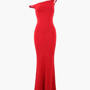 One-Shoulder Bodycon Long Dress
