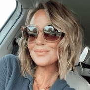 Bella Sunglasses — Light Pink Crystal + Wine Gradient