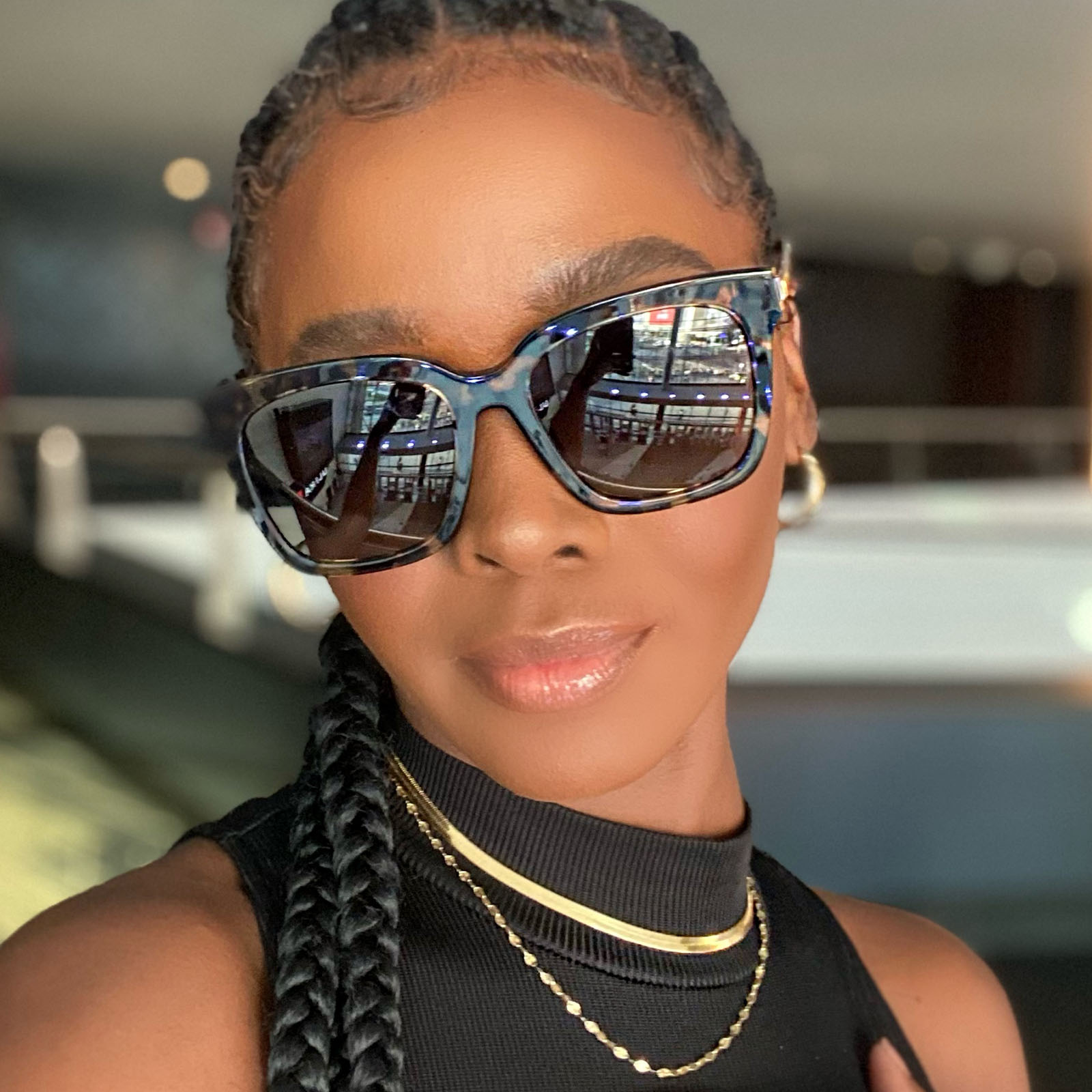 Bella Sunglasses — Espresso Tortoise + Grey Gradient Polarized