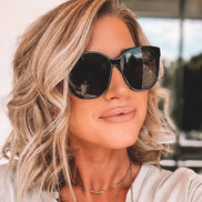 Gia Sunglasses — Black + Grey