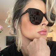 Gia Sunglasses — Black + Grey