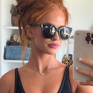 Bella Sunglasses — Black + Grey Polarized