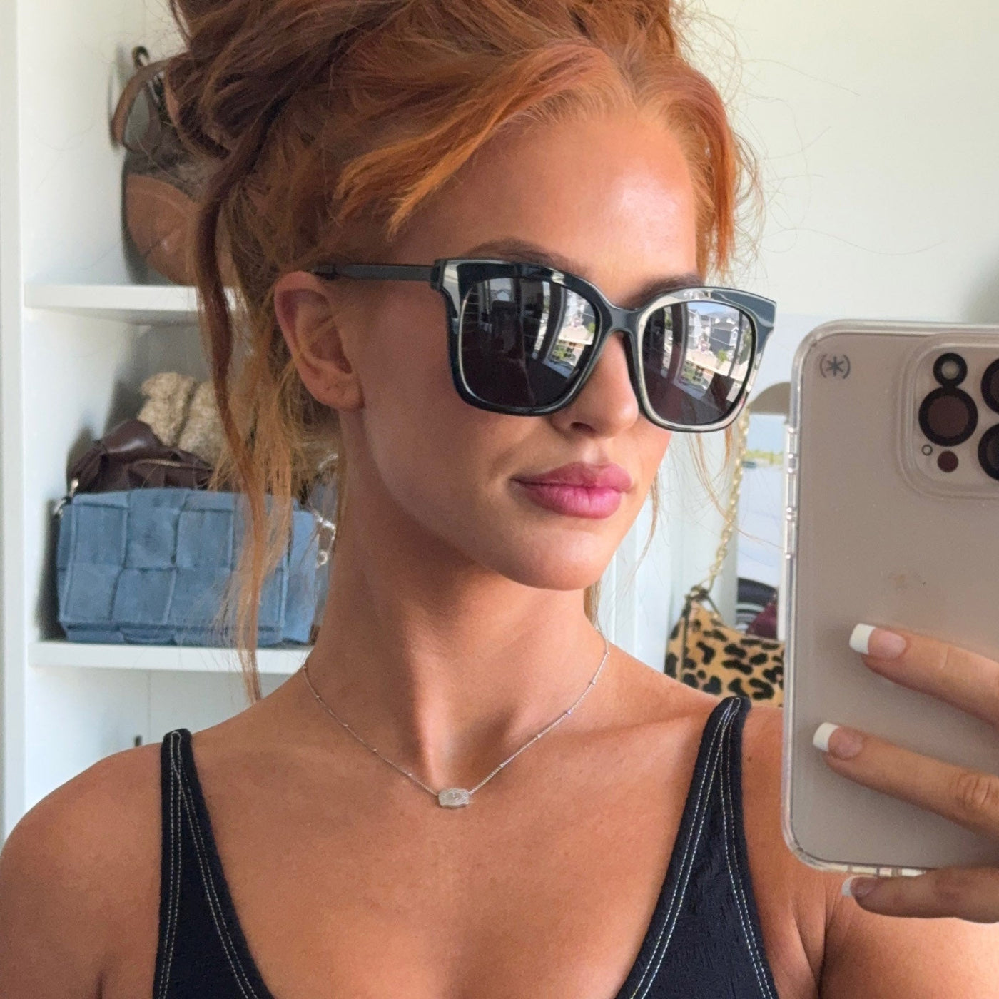 Bella - Black + Grey + Polarized Sunglasses