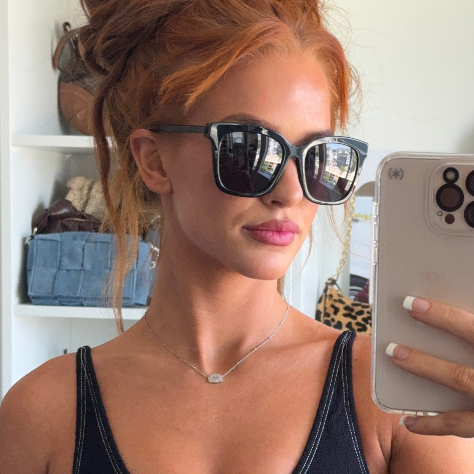 Bella Sunglasses — Black + Grey Polarized