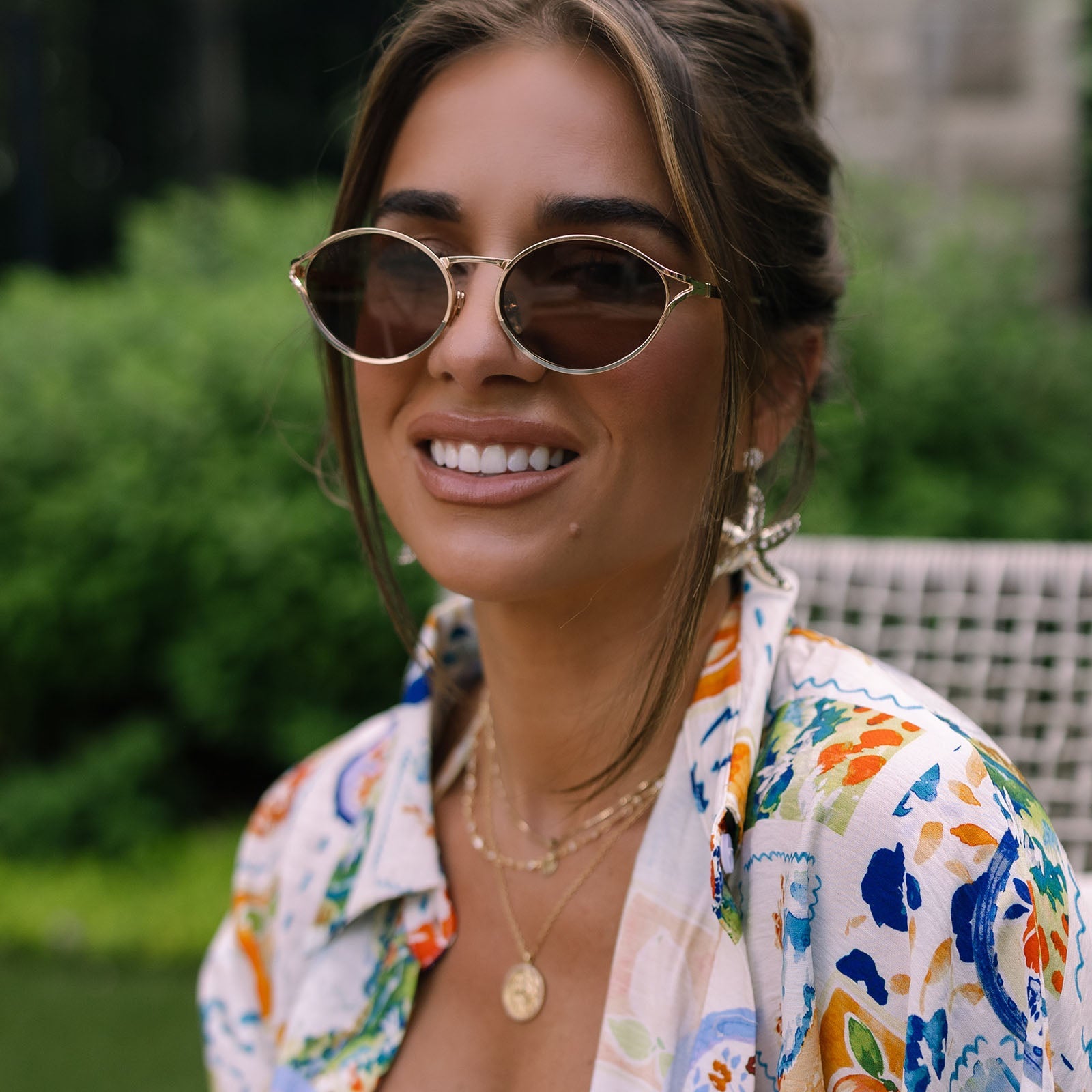 Limoncello Sunglasses — Gold + Brown