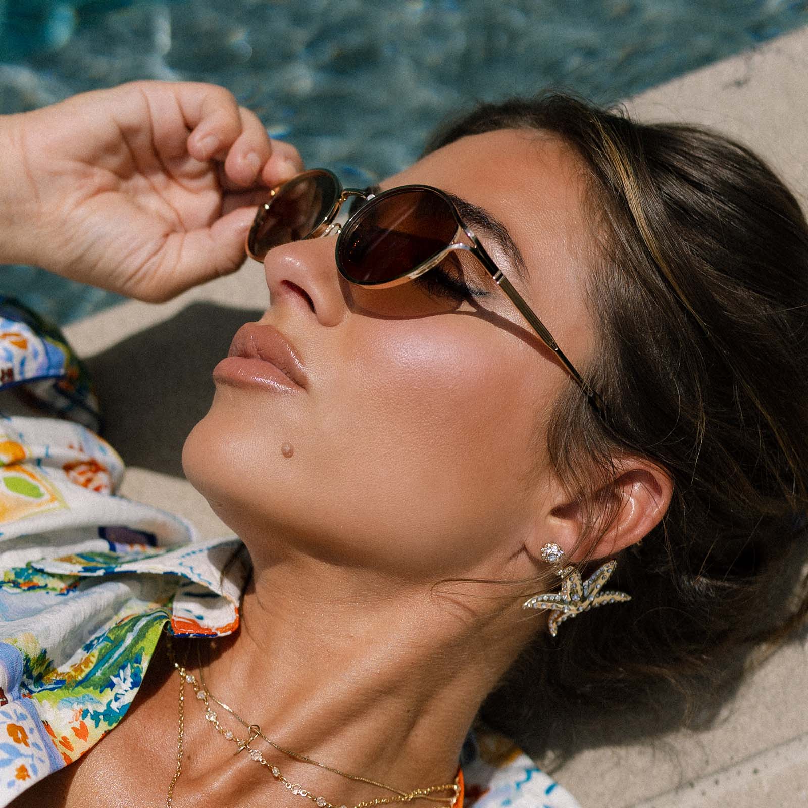 Limoncello Sunglasses — Gold + Brown