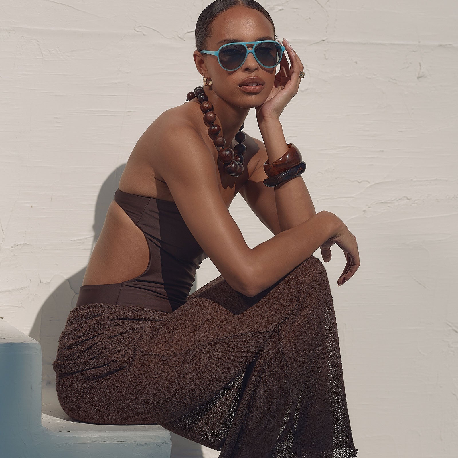 Pia Sunglasses — Paradiso + Paradiso Blue Polarized
