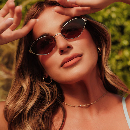 Jordy Sunglasses — Gold + Horn Tortoise + Brown