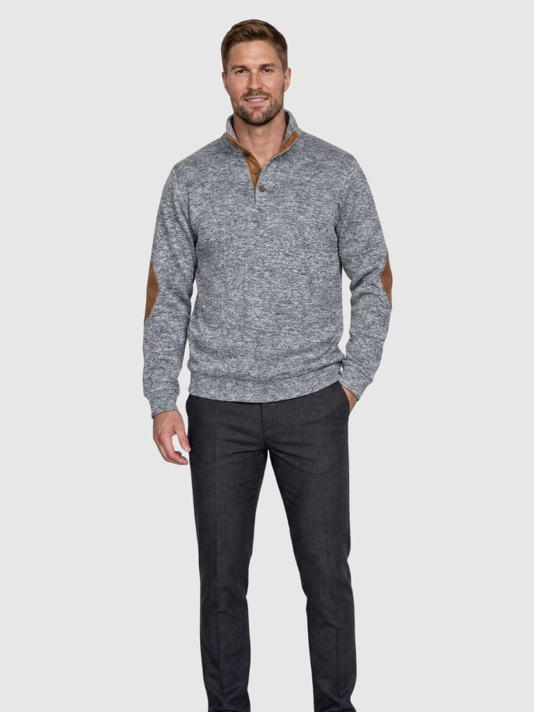 Lucien Heritage Elbow High Collar Pullover