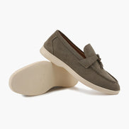 Old Money Suede Lady Loafers