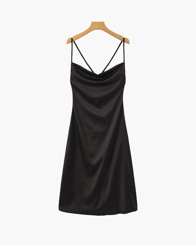 Old Money Silk Slip Dress