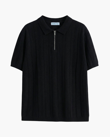 Signature Zip-Up Polo