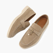 Old Money Suede Lady Loafers