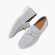 Old Money Suede Lady Loafers