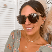 Becky II Sunglasses — Cream Tortoise + Grey Polarized