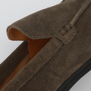 Premium Suede Loafers - Black Soles