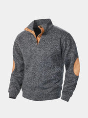 Lucien Heritage Elbow High Collar Pullover