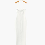 Halter Neck Slim Fit Maxi Dress