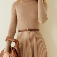 Pure Cashmere Flare Dress
