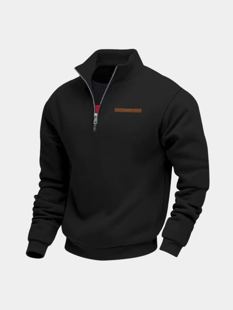 Slate Urban High Collar Pullover