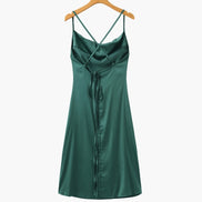 Old Money Silk Slip Dress