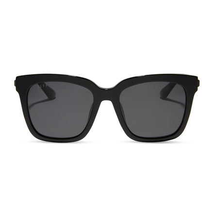Bella Sunglasses — Black + Grey Polarized