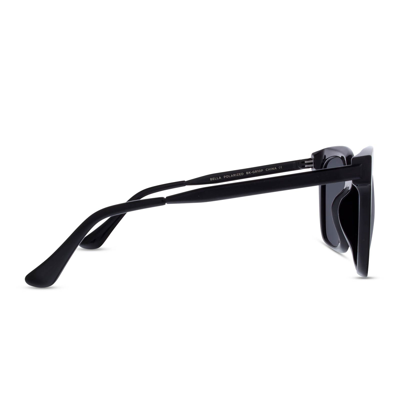Bella - Black + Grey + Polarized Sunglasses